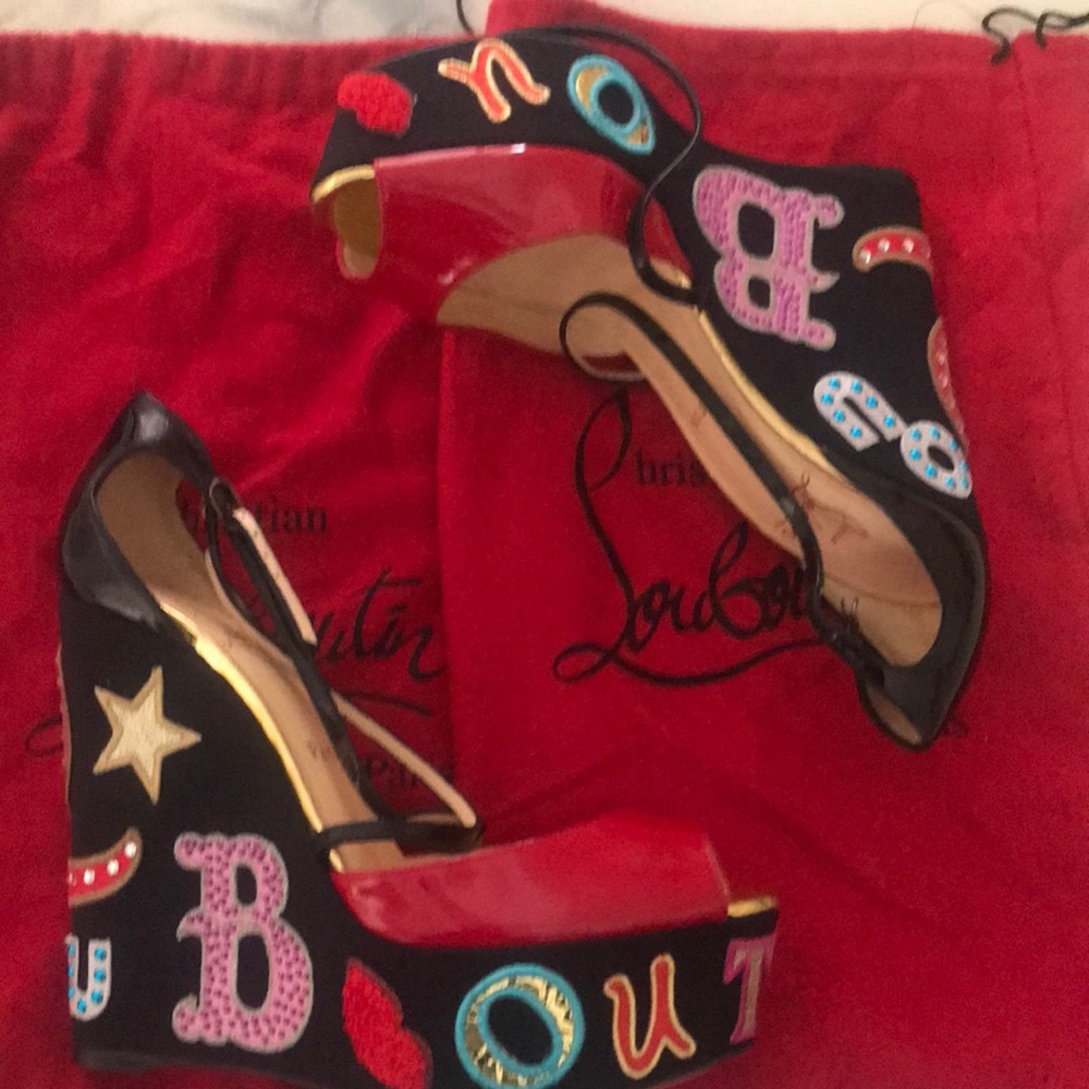 Christian Louboutins Never Worn Before $! FELLAS COME DRESS YA LADY  UP NICE